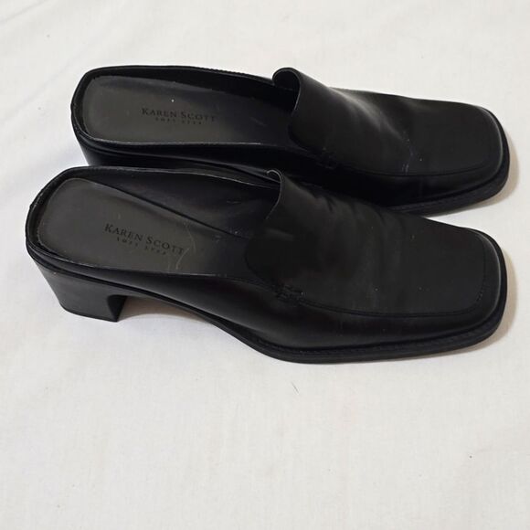 Karen Scott Shoes - Karen Scott Dallas leather Y2k mules size 8.5